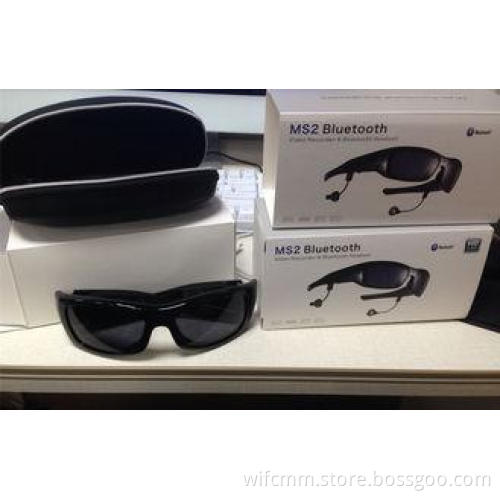 Portable DVR Camera Glasses With Bluetooth Headset For Male